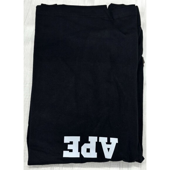 A Bathing Ape Black and White T Shirt Size XL Bape Ape Gorilla Head NWT - Picture 3 of 6